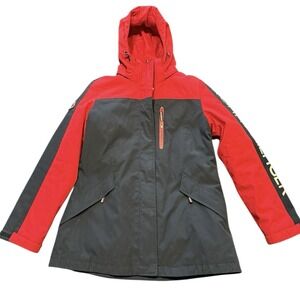 Tommy Hilfiger 3-in-1 Men's Jacket Small Red All Weather System Winter Wear